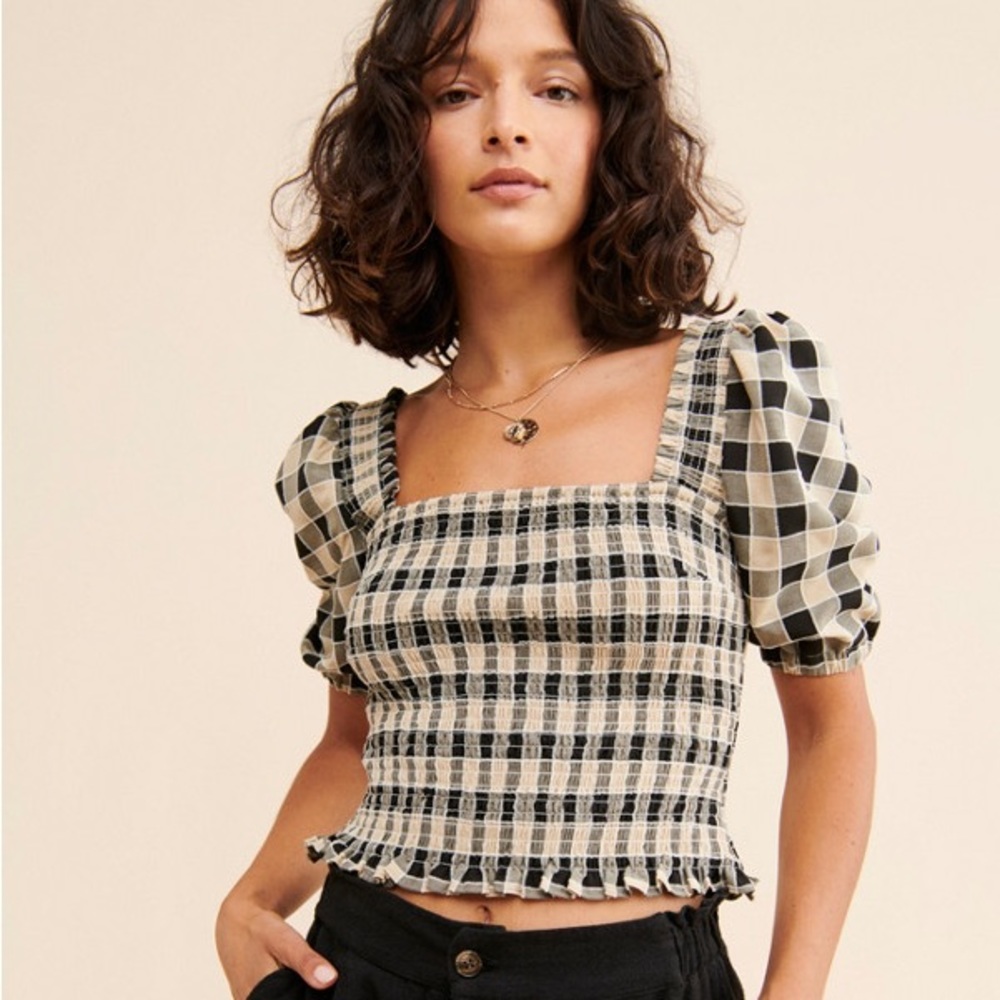 Find Me Now smocked top